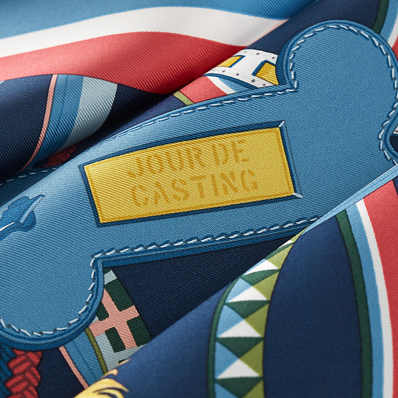 Lenço 45 Jour de Casting Détail | Hermès Brasil
